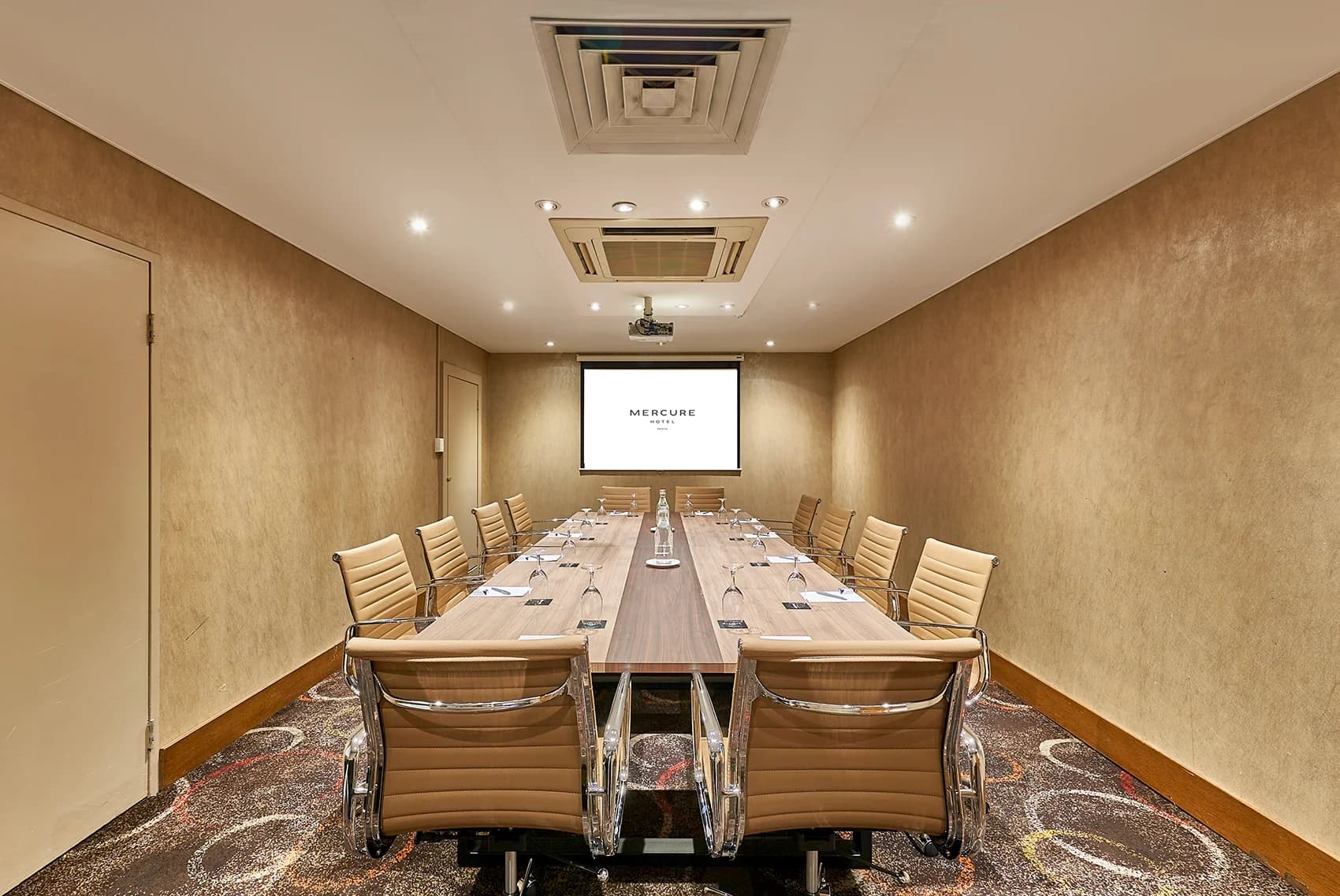 Irwin conference room setup at Mercure Perth